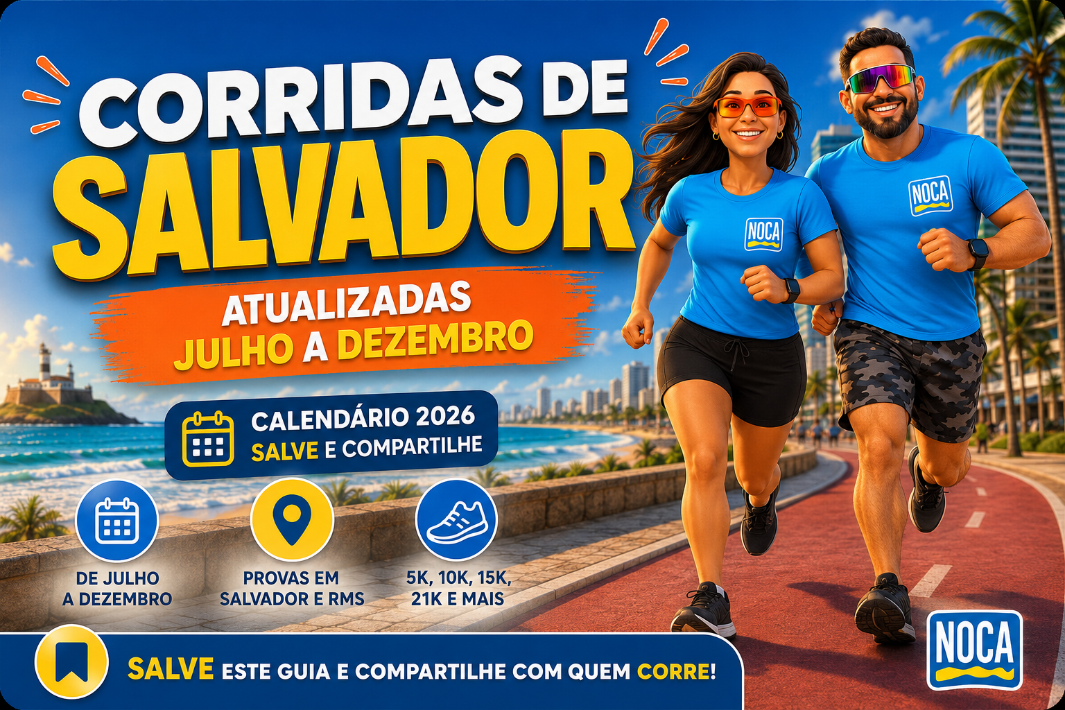 Corridas em Salvador 2026: Calendário Completo de Corridas de Rua, Meias e Maratonas